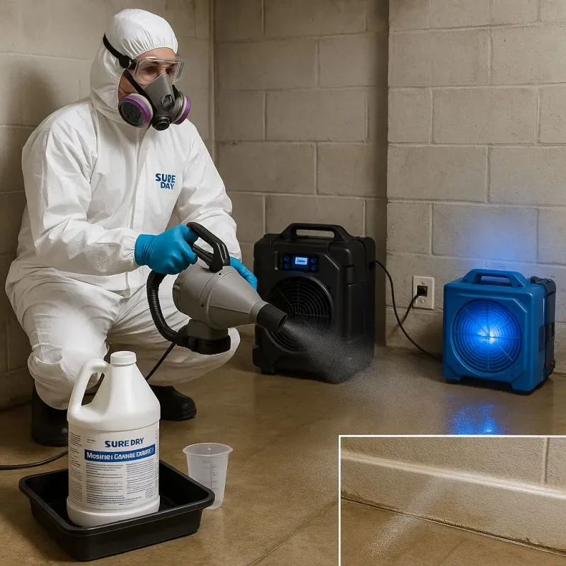 Sanitization and Odor Removal process in Trafford, PA